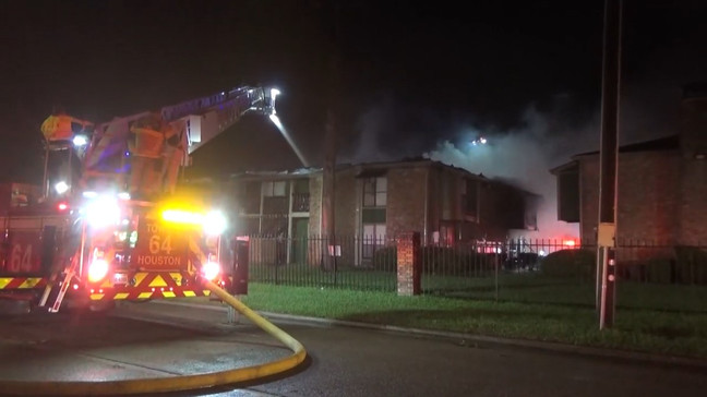 An apartment fire left residents homeless as multiple units succumb to a two-alarm fire. (SBG San Antonio)